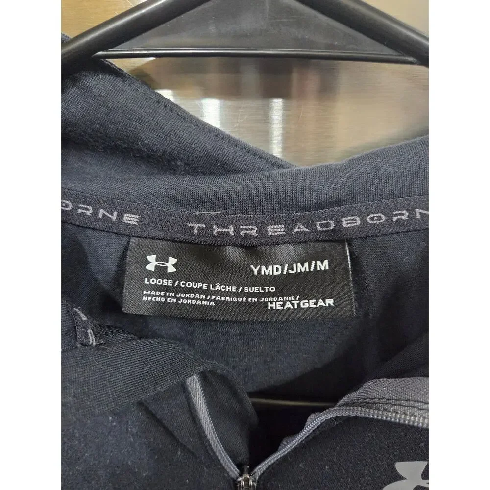 Black and Gray Quarter-Zip - Under Armour - YMD